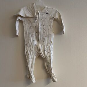 Pehr Animal Footie with Hat